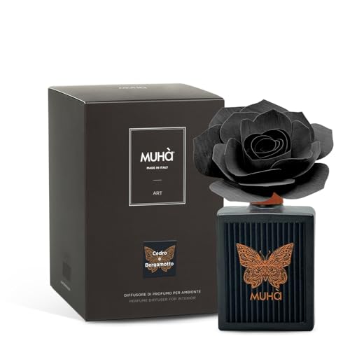 Muhà Art Diffuser diffusore profumo vetro peonia betulla naturale legni orientali