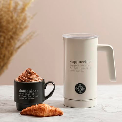 Cappuccinatore Victionary acciaio inox avorio Stilmobili - monta e scalda
