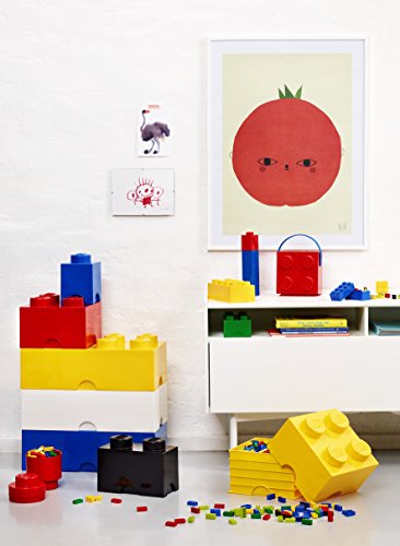 Lego Mattoncino contenitore PP nero impilabile Room Copenhagen