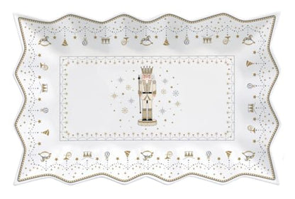 Stilmobili cofanetto piatto da torta stella porcellana NUTCRACKER Easy Life
