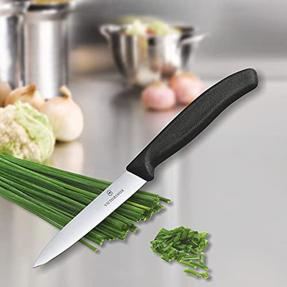 Victorinox 6.7703 Coltello per verdura Swiss Classic 10 cm lama acciaio manico nero