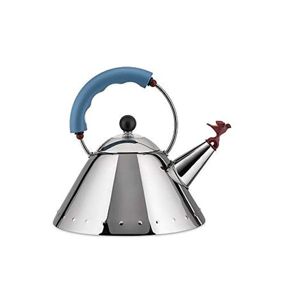 Alessi bollitore acciaio inox 18/10 fischietto uccellino Michael Graves
