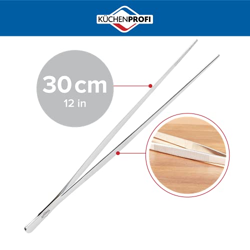 Küchenprofi pinzette acciaio inox reversibile - design tedesco di qualità