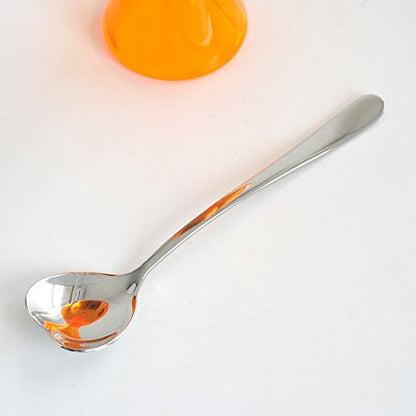 Alessi Big Love set coppa gelato e cucchiaino acciaio inossidabile rosa design Miriam Mirri