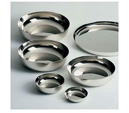 Alessi vassoio rotondo acciaio inox diametro 35 cm design minimalista