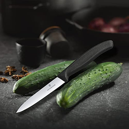 Victorinox 6.7703 Coltello per verdura Swiss Classic 10 cm lama acciaio manico nero