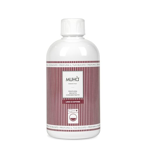 Muhà Profuma Bucato Lavatrice 100ml Lino e Cotone - Fragranza concentrata