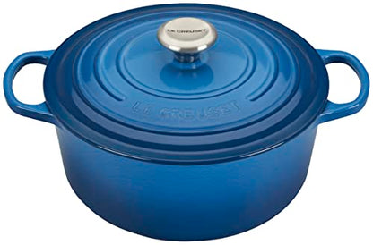 Le Creuset casseruola rotonda ghisa ciliegia con maniglie per cottura e brasatura