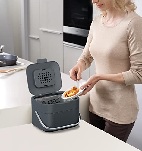 Joseph Joseph Stack pattumiera umido filtro antiodore acciaio inox ventilazione