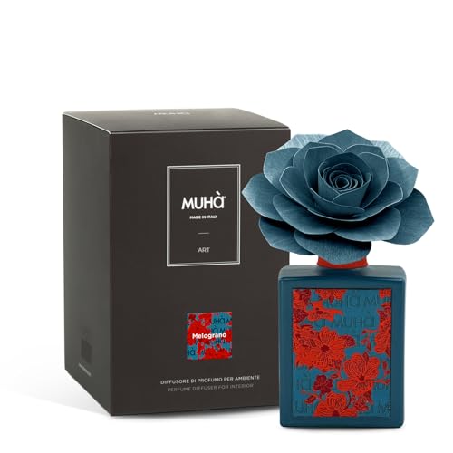 Muhà Art Diffuser diffusore profumo vetro peonia betulla naturale legni orientali