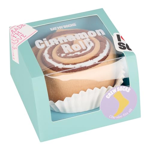 Eat My Socks calzini Cinnamon Roll multicolore 36-45 in confezione bicchiere carta