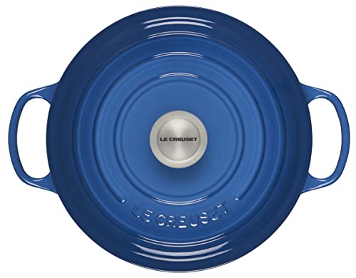 Le Creuset casseruola rotonda ghisa ciliegia con maniglie per cottura e brasatura
