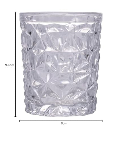 Villa d'Este Home Tivoli set 6 bicchieri Glace Ice 300ml vetro trasparente design italiano