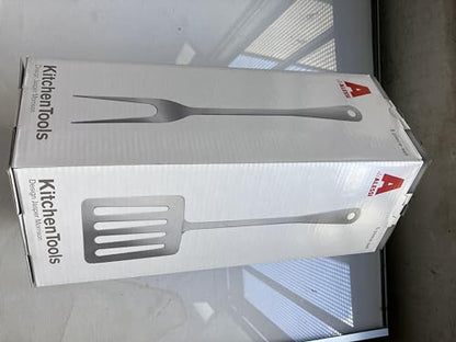 Alessi servizio di posate da cucina acciaio inossidabile cucchiaio forchettone mestolo paletta schiumaiola design Jasper