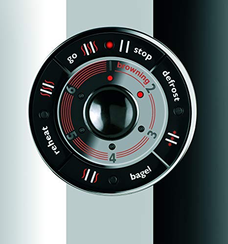 Bugatti tostapane elettrico Volo nero opaco design italiano
