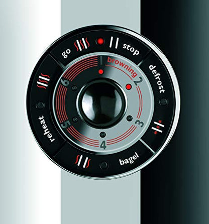 Bugatti tostapane elettrico Volo nero opaco design italiano