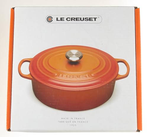 Le Creuset Cocotte Ovale Evolution in ghisa rossa con coperchio - Casseruola per arrosti