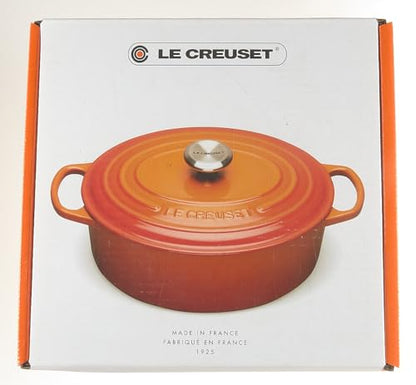 Le Creuset Cocotte Ovale Evolution in ghisa rossa con coperchio - Casseruola per arrosti