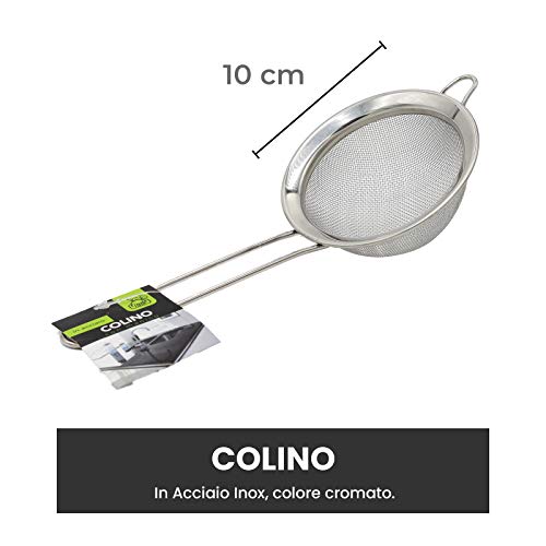 General Trade Colino da Cucina acciaio inox cromato Ø 10 cm con manico