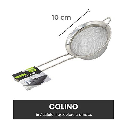 General Trade Colino da Cucina acciaio inox cromato Ø 10 cm con manico