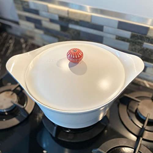 Cookut Casseruola MJCBL alluminio pressofuso rivestimento minerale bianco