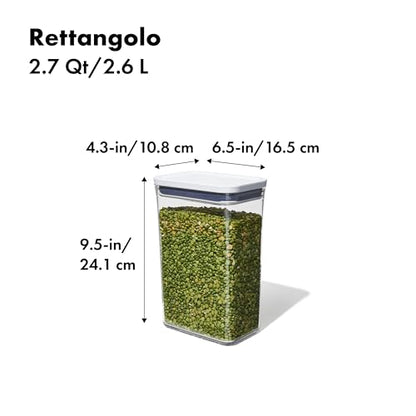 OXO Contenitore Alimentare POP ermetico trasparente con coperchio - Stilmobili