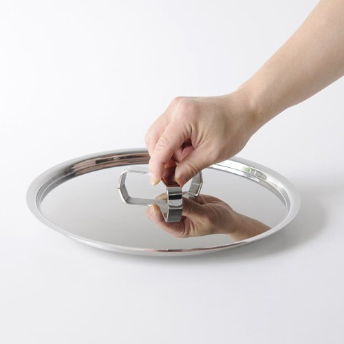 Alessi Coperchio Pots&Pan acciaio inossidabile lucido 18/10 - Stilmobili
