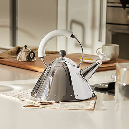 Alessi bollitore acciaio inox 18/10 fischietto uccellino Michael Graves