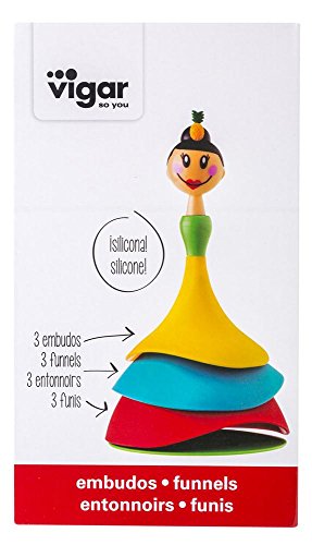 VIGAR Set Imbuto 3 Unità Dolls Olivia silicone multicolore blu rosso giallo