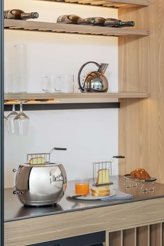 Bugatti Giulietta bollitore elettrico design sferico acciaio inox - Stilmobili