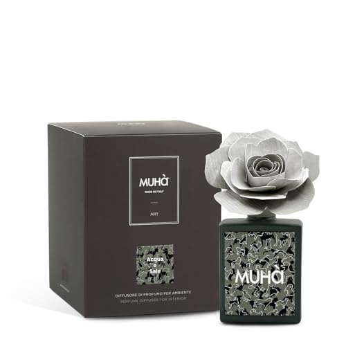 Muhà Art Diffuser diffusore profumo vetro peonia betulla naturale legni orientali