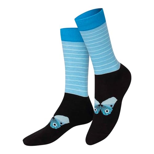 Eat My Socks Calzini Farfalla multicolore cotone taglia 36-45