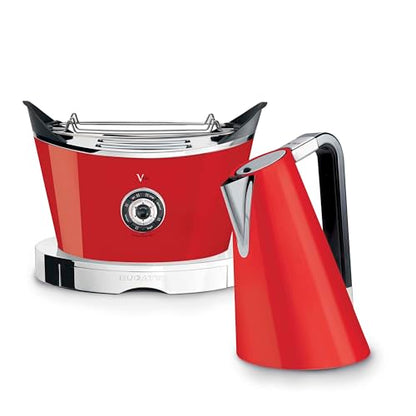 Bugatti Tostapane Rosso acciaio inossidabile - Design tedesco per cucina