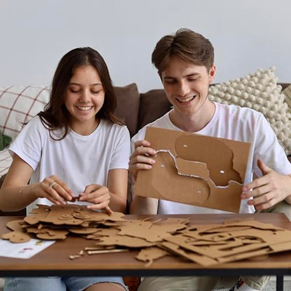 Cartonic Puzzle 3D in Cartone - Scultura ecologica in cartone pretagliato