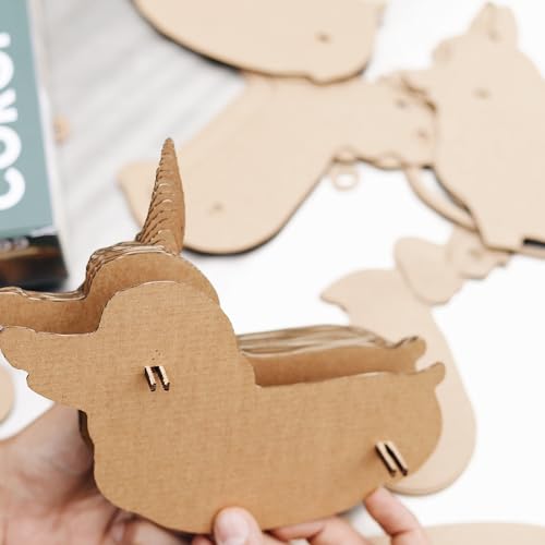 Cartonic Puzzle 3D in Cartone - Scultura ecologica in cartone pretagliato