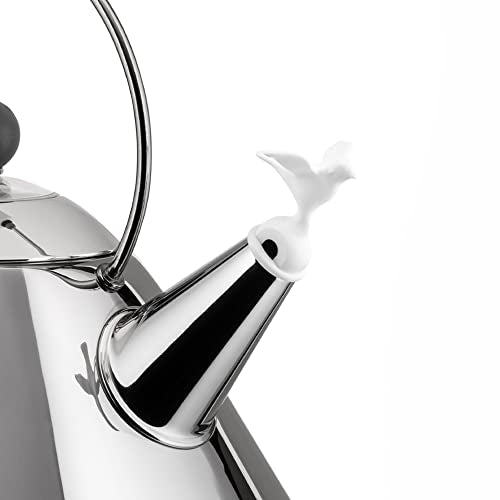 Alessi bollitore acciaio inox 18/10 fischietto uccellino Michael Graves