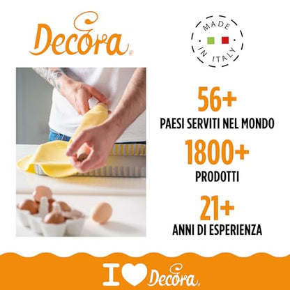 Decora stampo crostata rotondo fondo mobile Ø28 cm acciaio antiaderente
