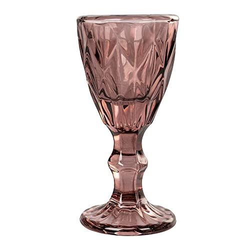 Villa d'Este Home Tivoli Set 6 Liquorini 45ml Provence vetro viola superficie lavorata