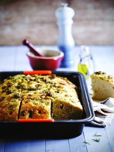 Le Creuset tortiera rettangolare acciaio al carbonio antiaderente con inserti silicone
