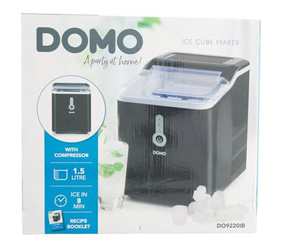Domo Ice Cube Maker DO9220IB - macchina ghiaccio automatica colore nero