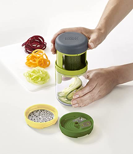 Joseph Joseph Spiralizzatore autocontenuto per verdure - design compatto e innovativo