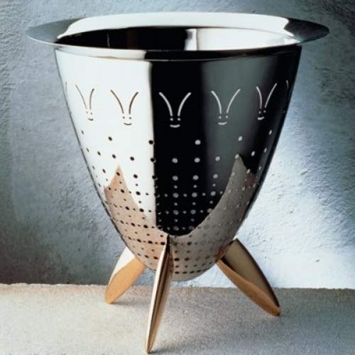 Alessi Scolatoio Officina acciaio inossidabile satinato design Philippe Starck