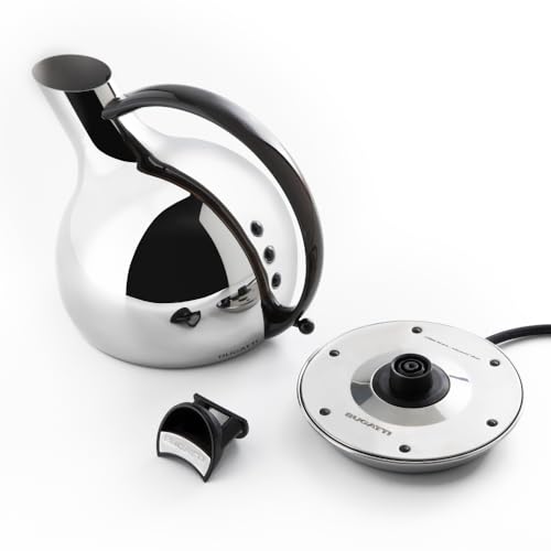 Bugatti Giulietta bollitore elettrico design sferico acciaio inox - Stilmobili