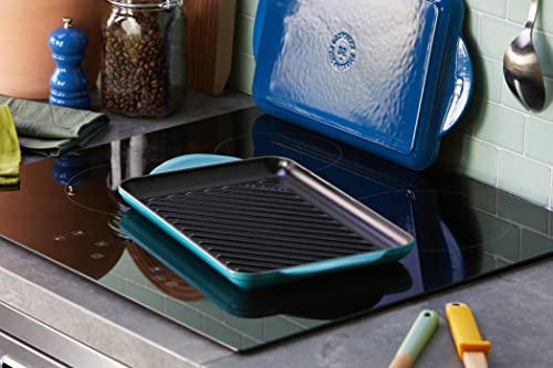 Le Creuset grill rettangolare ghisa vetrificata scanalato made in France