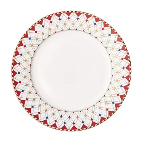 Easy Life Servizio Piatti Natalizio 18 pezzi porcellana decoro Nutcracker Schiaccianoci