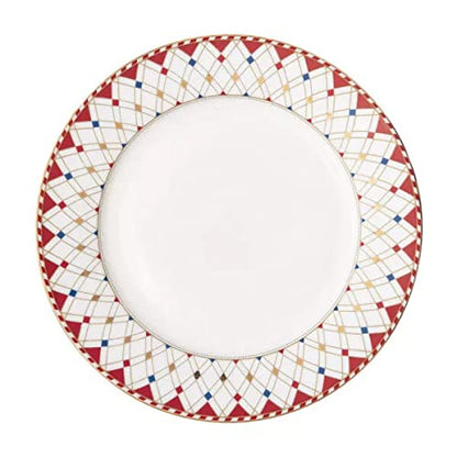 Easy Life Servizio Piatti Natalizio 18 pezzi porcellana decoro Nutcracker Schiaccianoci