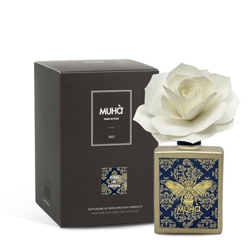 Muhà Art Diffuser diffusore profumo vetro peonia betulla naturale legni orientali