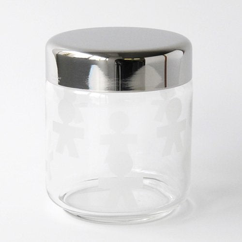 Alessi Fruttiera Girotondo acciaio inossidabile con bordo traforato decoro King-Kong