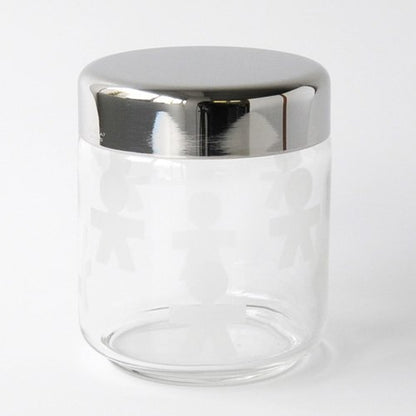 Alessi Fruttiera Girotondo acciaio inossidabile con bordo traforato decoro King-Kong