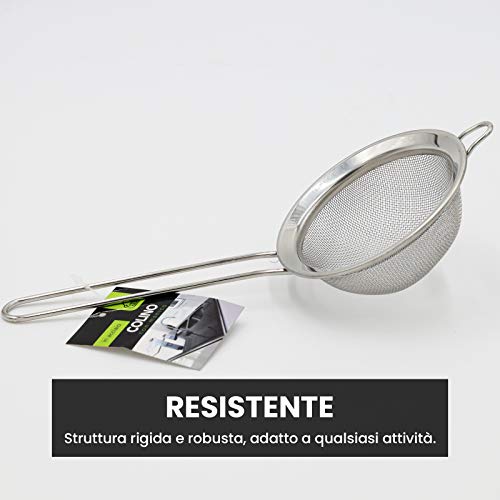General Trade Colino da Cucina acciaio inox cromato Ø 10 cm con manico